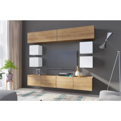 Wall cabinet PAVO 34x34 cm shiny white