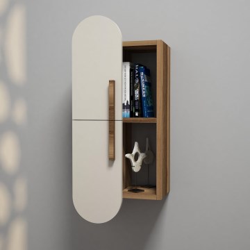 Wall cabinet ROSE 60x35 cm brown/creamy