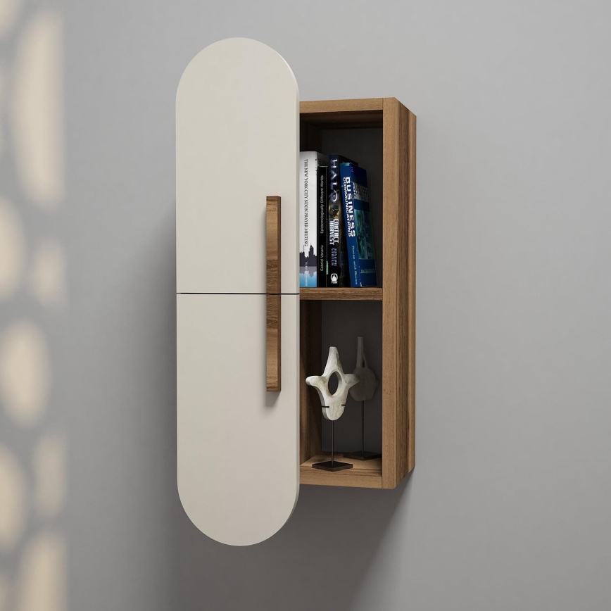 Wall cabinet ROSE 60x35 cm brown/creamy