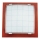 Wall ceiling light GEOMETRICA 2xE27/60W/230V rubber tree 35x35 cm