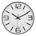 Wall clock 1xAA 29 cm white