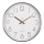 Wall clock 1xAA 29 cm white/rose gold