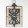 Wall clock 1xAA 76x46 beige/black