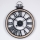 Wall clock 1xAA d. 40 cm black/creamy