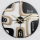 Wall clock 1xAA d. 60 cm black/gold