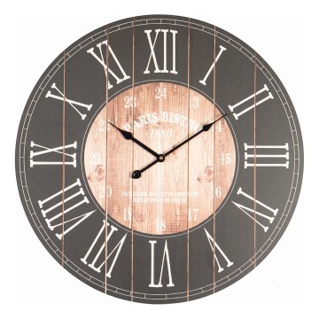 Wall clock 1xAA Ø 58,2 cm black/white