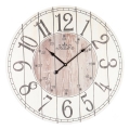 Wall clock 1xAA Ø 58.2 cm White/Beige