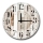 Wall clock 50 cm 1xAA brown