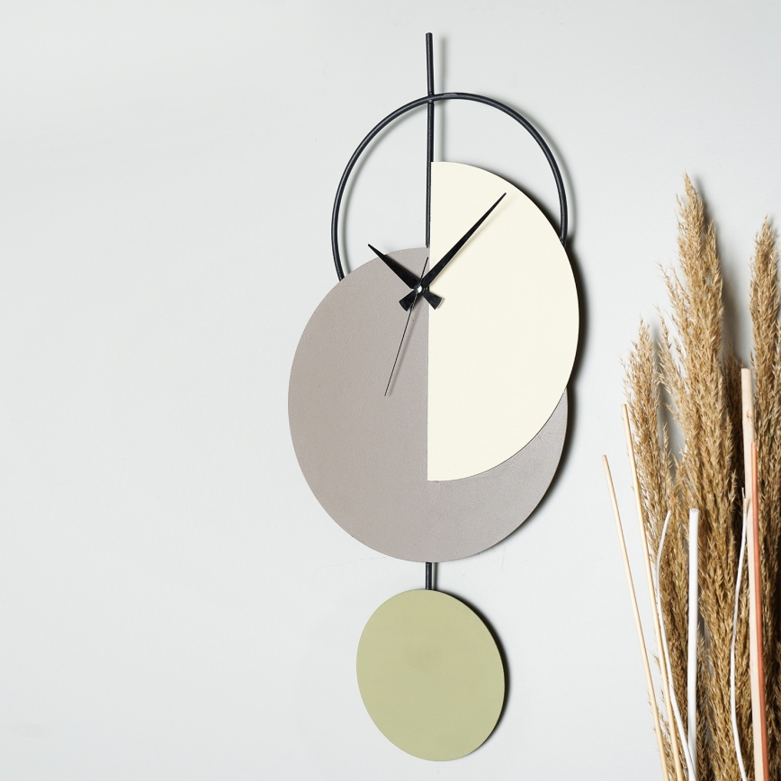 Wall clock 68x30,5 cm 1xAA