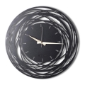 Wall clock 70 cm 1xAA black/gold