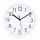 Wall clock d. 22 cm 1xAA white