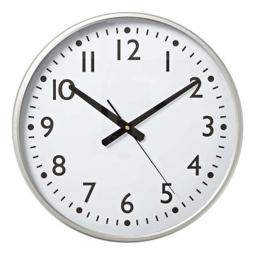 Wall clock d. 38 cm 1xAA white