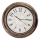 Wall clock d. 40 cm 1xAA bronze/white