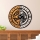 Wall clock d. 56 cm 1xAA wood/metal