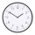 Wall clock Ø 30.8 cm, 1×AA battery, black