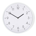Wall clock, Ø 30.8 cm, 1×AA battery, white