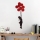 Wall decoration 100x34 cm girl metal/moss