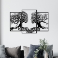 Wall decoration 116x71 cm Tree of Life metal