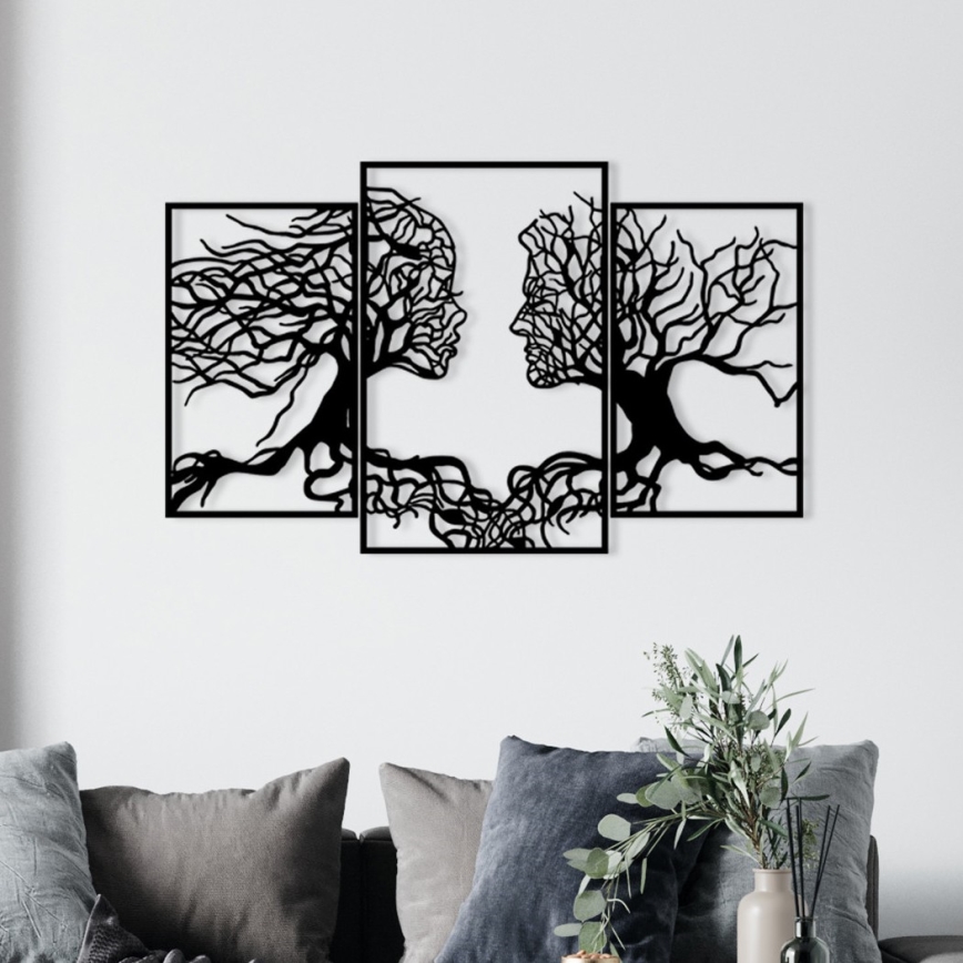 Wall decoration 116x71 cm Tree of Life metal