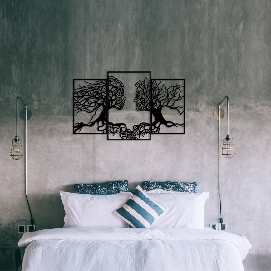 Wall decoration 116x71 cm Tree of Life metal
