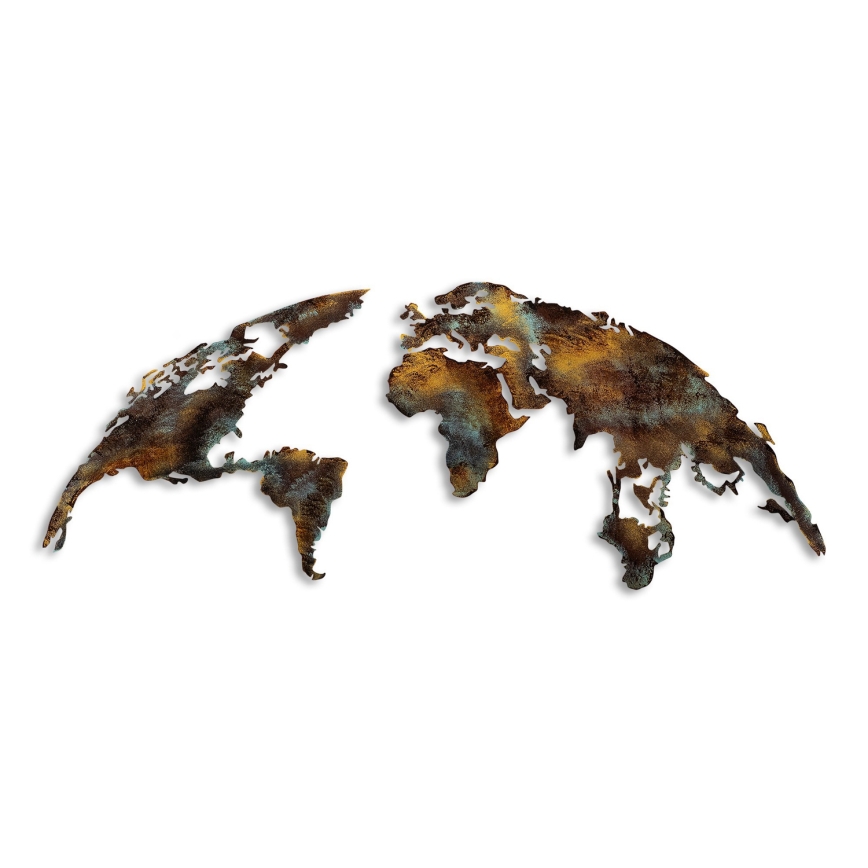 Wall decoration 2 pcs 150x59 cm planet metal