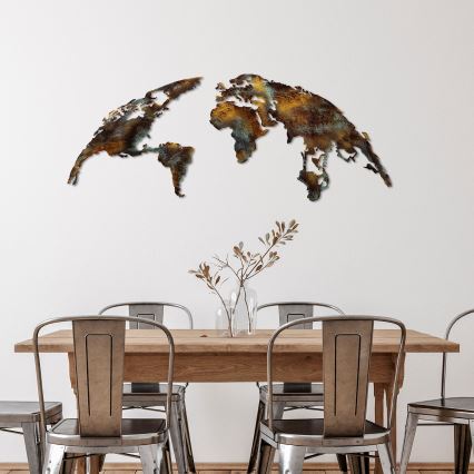 Wall decoration 2 pcs 150x59 cm planet metal