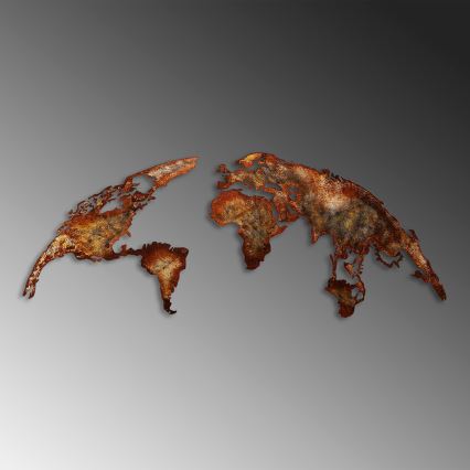 Wall decoration 2 pcs 150x59 planet metal