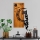 Wall decoration 36x66 cm owl wood/metal
