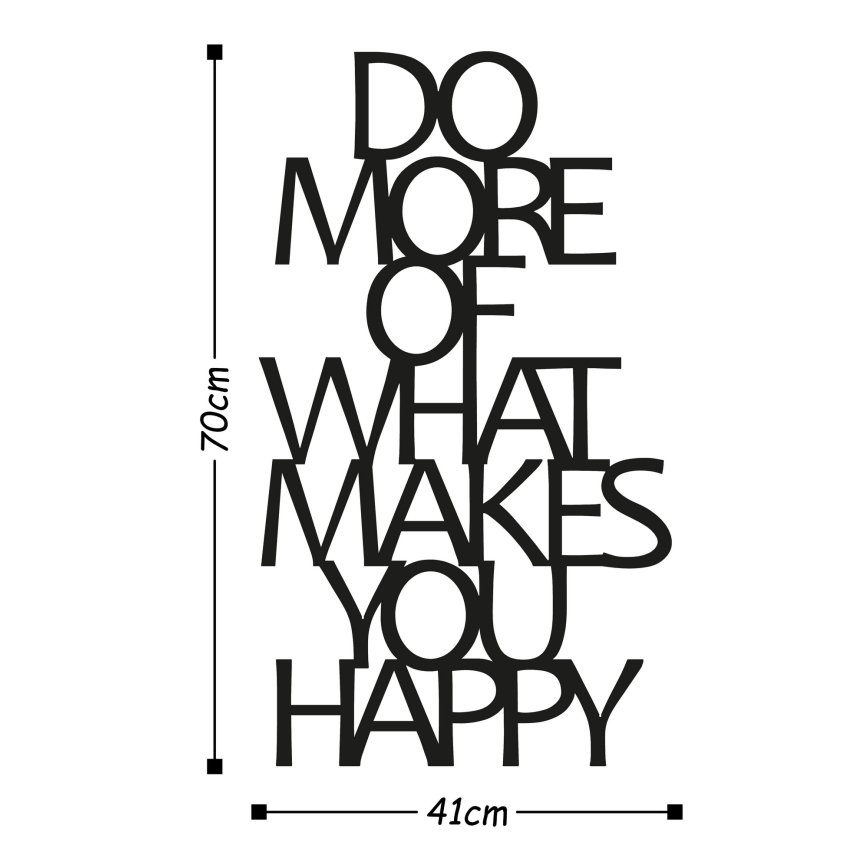 Wall decoration 41x70 cm metal