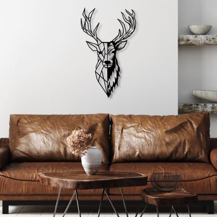 Wall decoration 42x70 cm deer metal