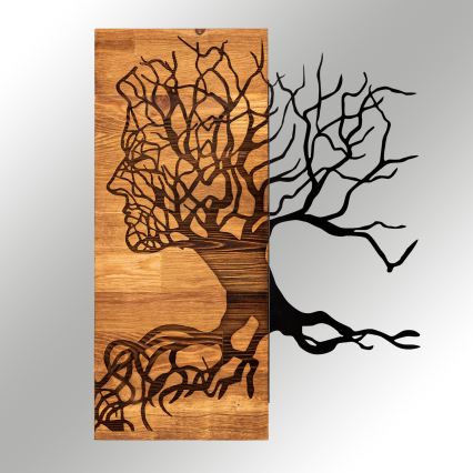 Wall decoration 45x58 cm Tree of Life wood/metal