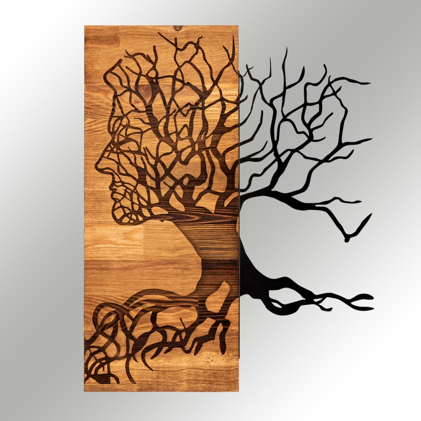 Wall decoration 45x58 cm Tree of Life wood/metal