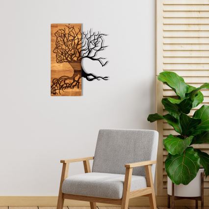 Wall decoration 45x58 cm Tree of Life wood/metal