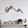 Wall decoration 45x70 cm mountains metal