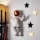 Wall decoration 47x35 cm astronaut copper