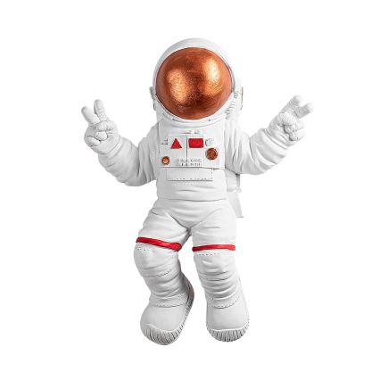 Wall decoration 47x35 cm astronaut copper