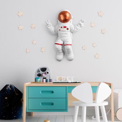 Wall decoration 47x35 cm astronaut copper