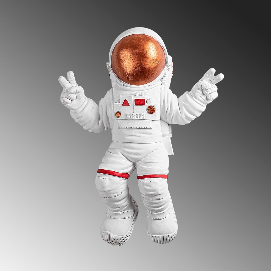 Wall decoration 47x35 cm astronaut copper