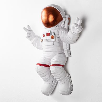 Wall decoration 47x35 cm astronaut copper