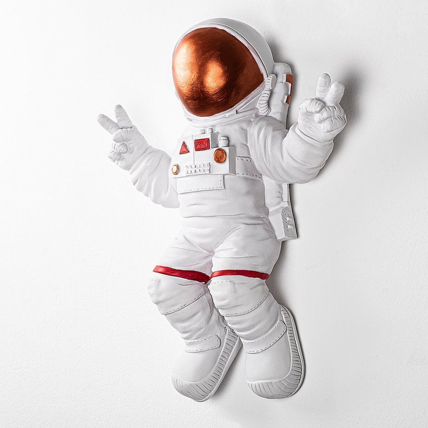 Wall decoration 47x35 cm astronaut copper