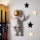 Wall decoration 47x35 cm astronaut gold