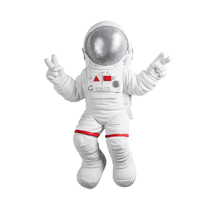 Wall decoration 47x35 cm astronaut silver