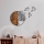 Wall decoration 60x56 cm tree and birds wood/metal