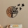 Wall decoration 71x92 cm tree wood/metal