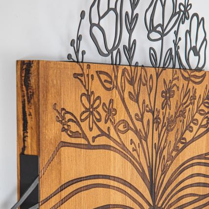 Wall decoration 76,5x24,5 cm Last Supper wood/metal