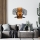 Wall decoration 76x58 cm trees wood/metal