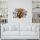 Wall decoration 85x58 cm tree wood/metal