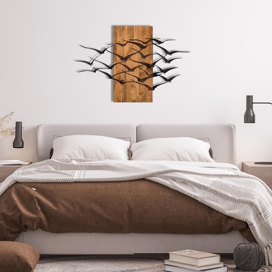 Wall decoration 86x58 cm birds