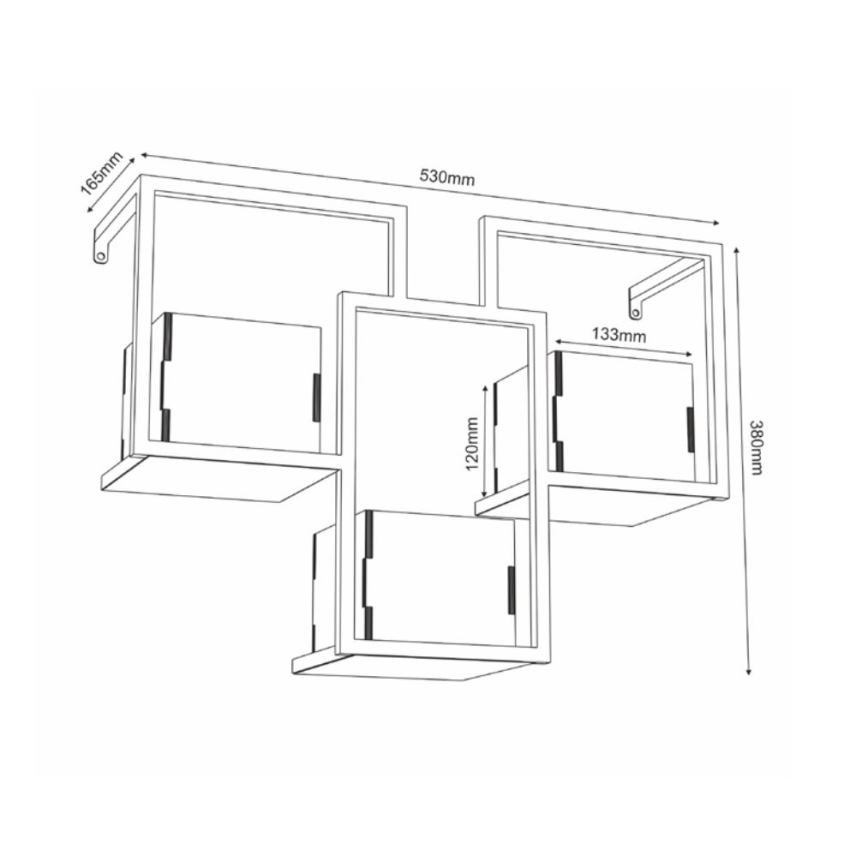 Wall flowerpot 38x53 cm