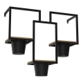 Wall flowerpot 46x53 cm black